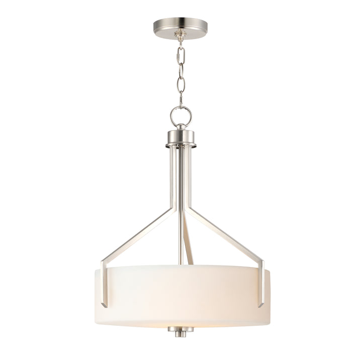 Dart 3-Light Pendant Satin Nickel