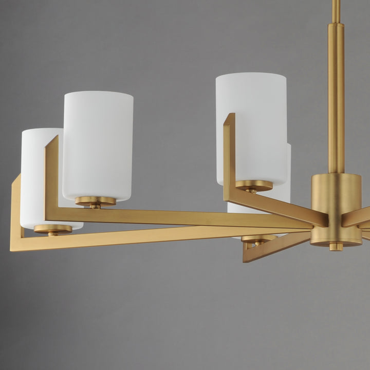 Dart Chandelier Natural Aged Brass alternate view