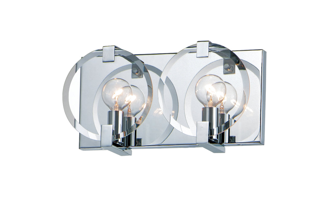 Looking Glass 2-Light Wall Sconce Polished Chrome