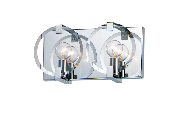 Looking Glass 2-Light Wall Sconce Polished Chrome