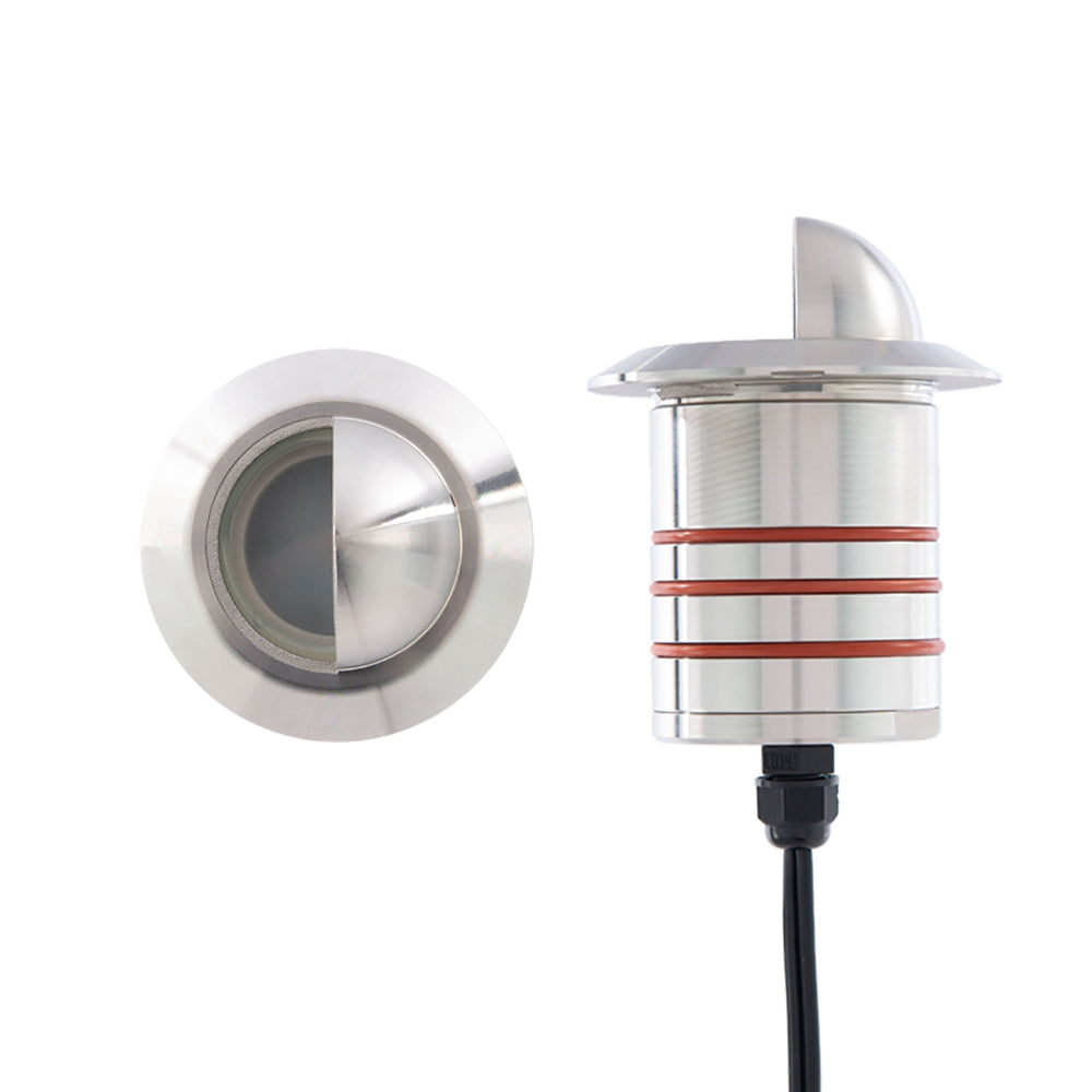 2" Inground Recessed Round Scoop