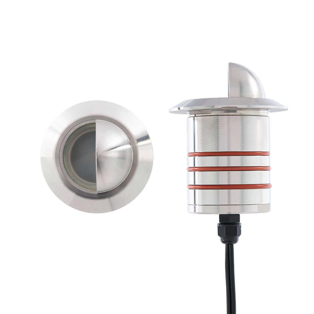 2" Inground Recessed Round Scoop