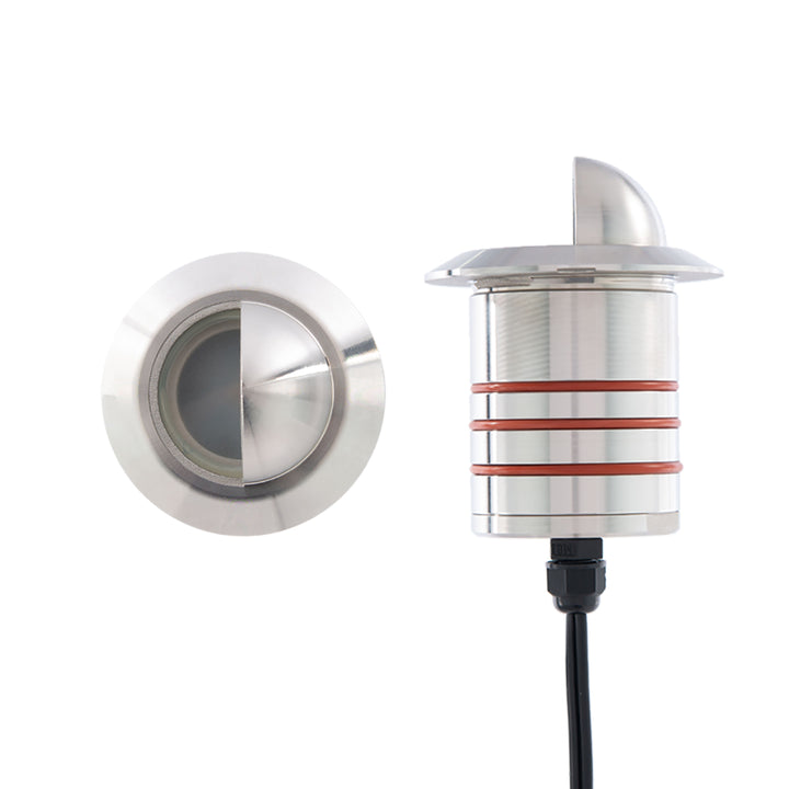 2" Inground Recessed Round Scoop