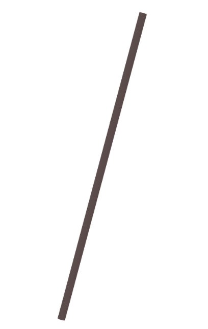 Lucci Air ¾" Aluminum Downrod (Abyss)