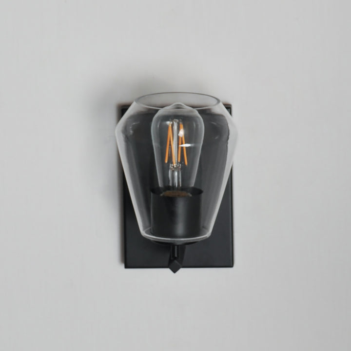 Geode 1-Light Sconce Black alternate view