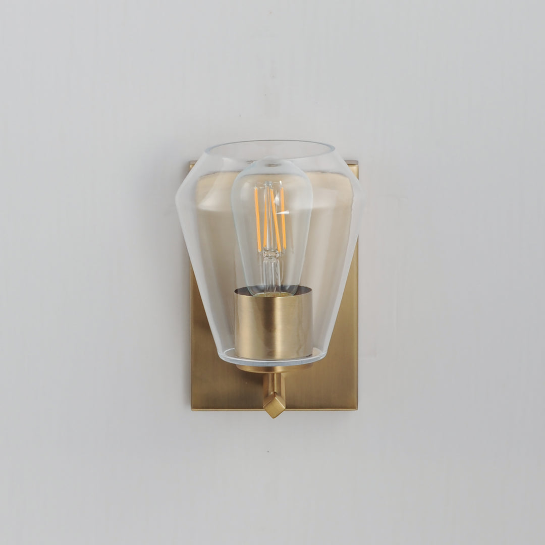 Geode 1-Light Sconce Natural Aged Brass alternate view
