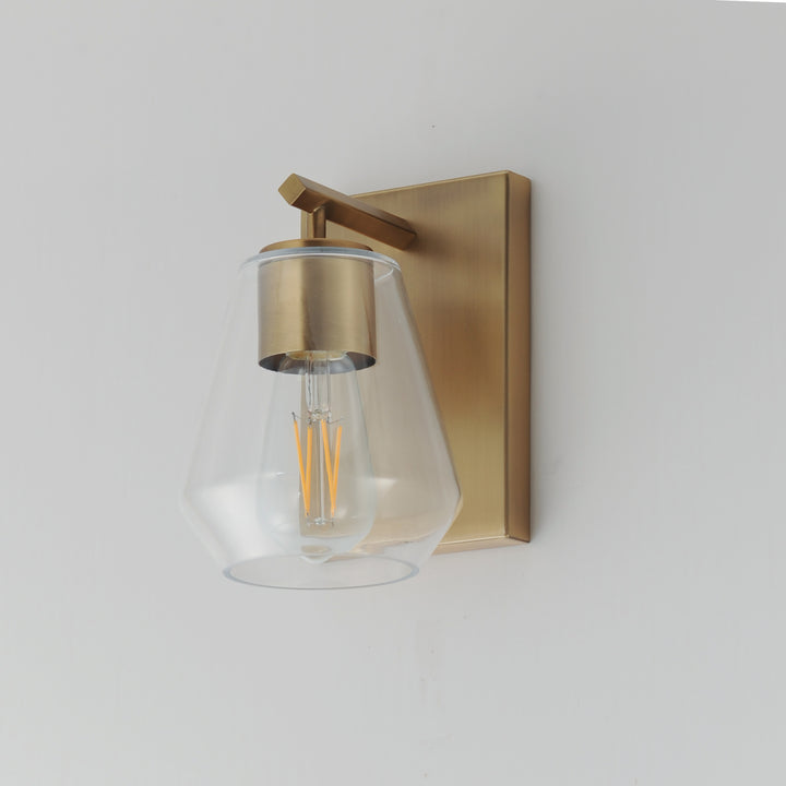 Geode 1-Light Sconce Natural Aged Brass alternate view
