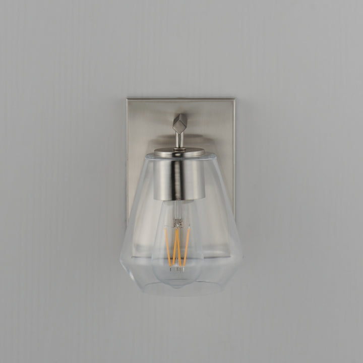 Geode 1-Light Sconce Satin Nickel alternate view