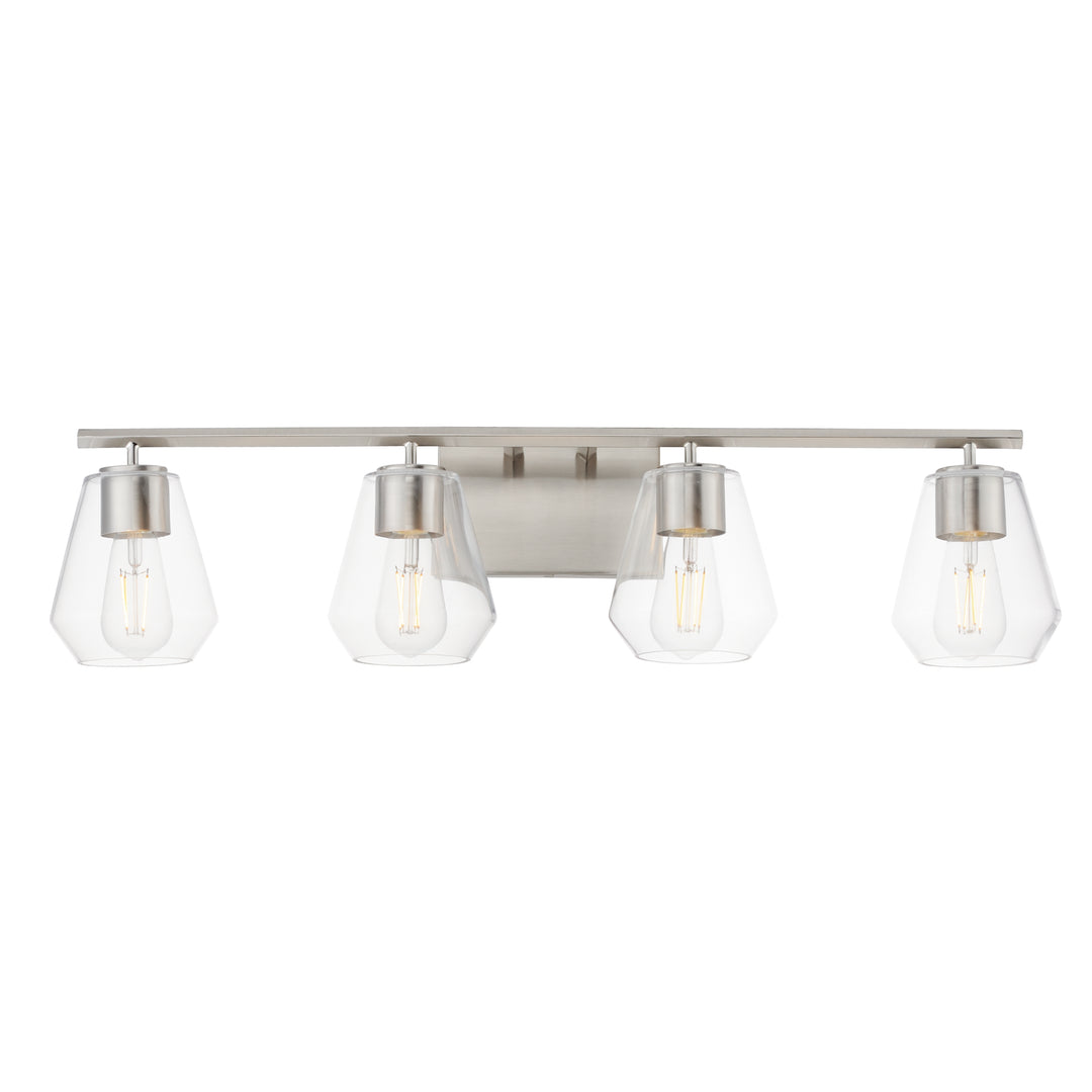 Geode Bath Vanity Satin Nickel