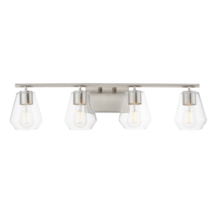 Geode Bath Vanity Satin Nickel