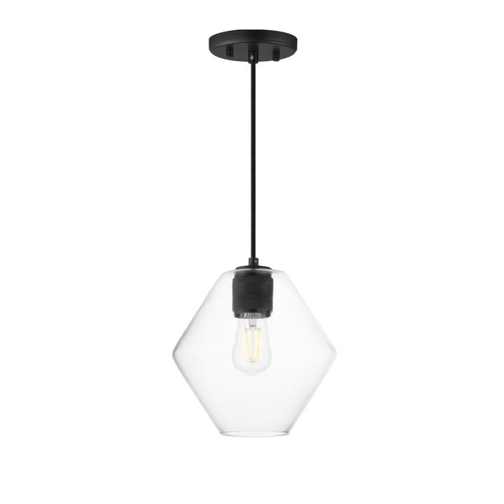 Geode Medium Pendant Black