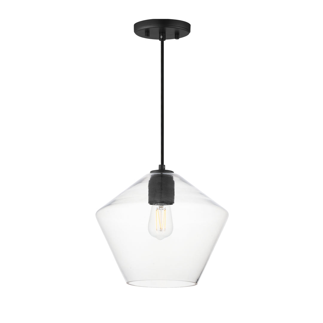 Geode Large Pendant Black