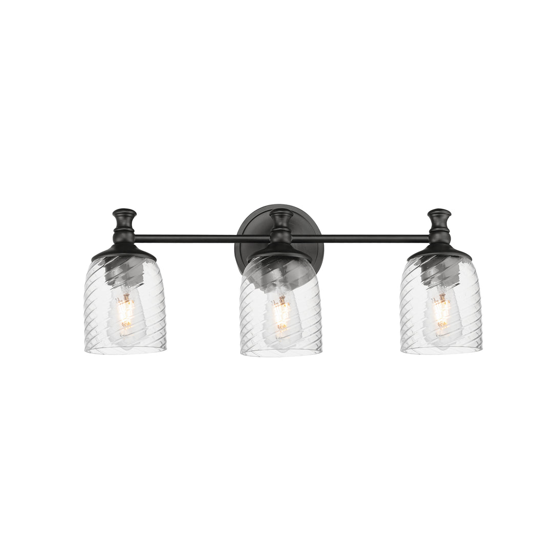 Swirl Bath Vanity Black