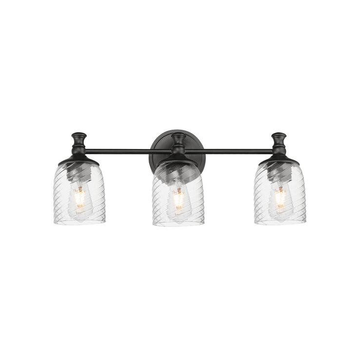 Swirl Bath Vanity Black