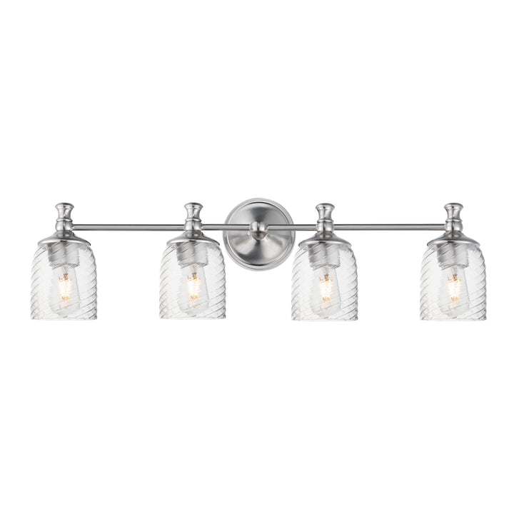 Swirl Bath Vanity Satin Nickel