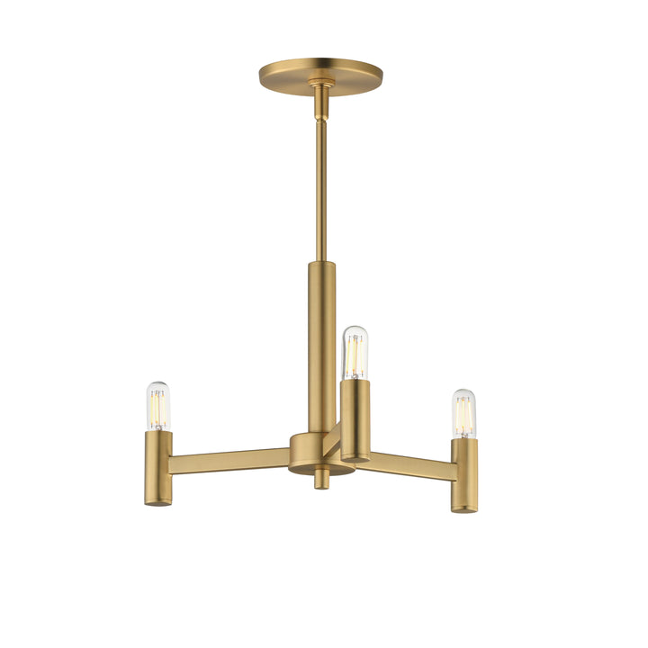 Emana Chandelier Natural Aged Brass