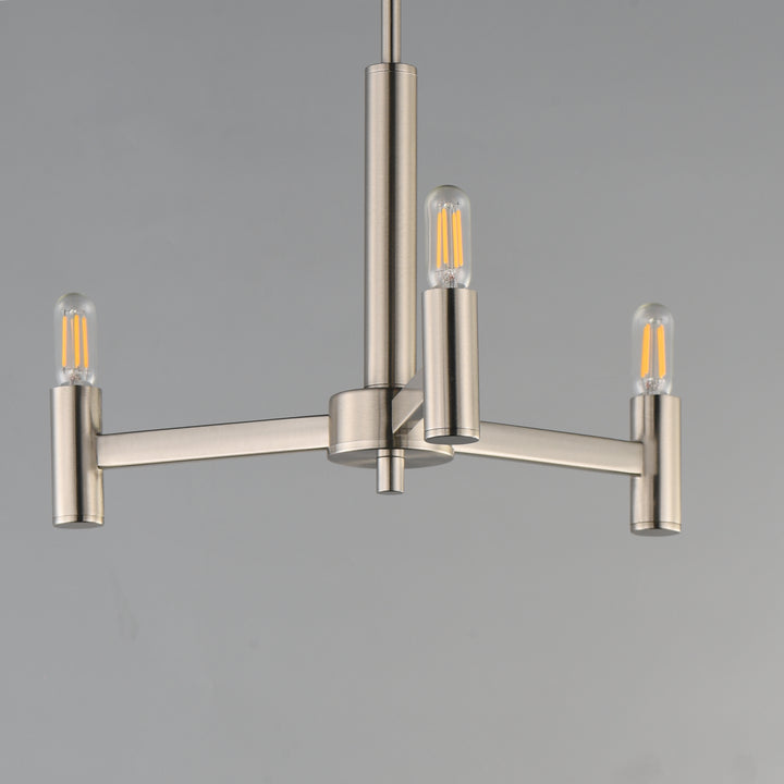 Emana Chandelier Satin Nickel alternate view
