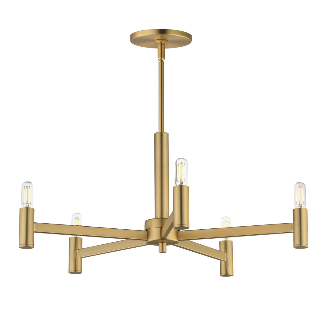 Emana Chandelier Natural Aged Brass