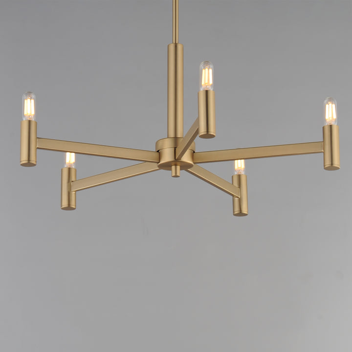 Emana Chandelier Natural Aged Brass alternate view
