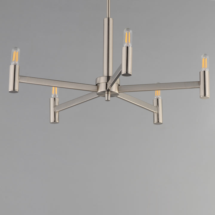 Emana Chandelier Satin Nickel alternate view