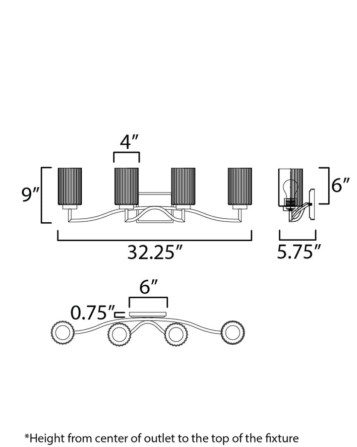 Rigata Bath Vanity dimensions diagram