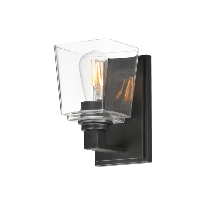 Cubos Wall Sconce Black
