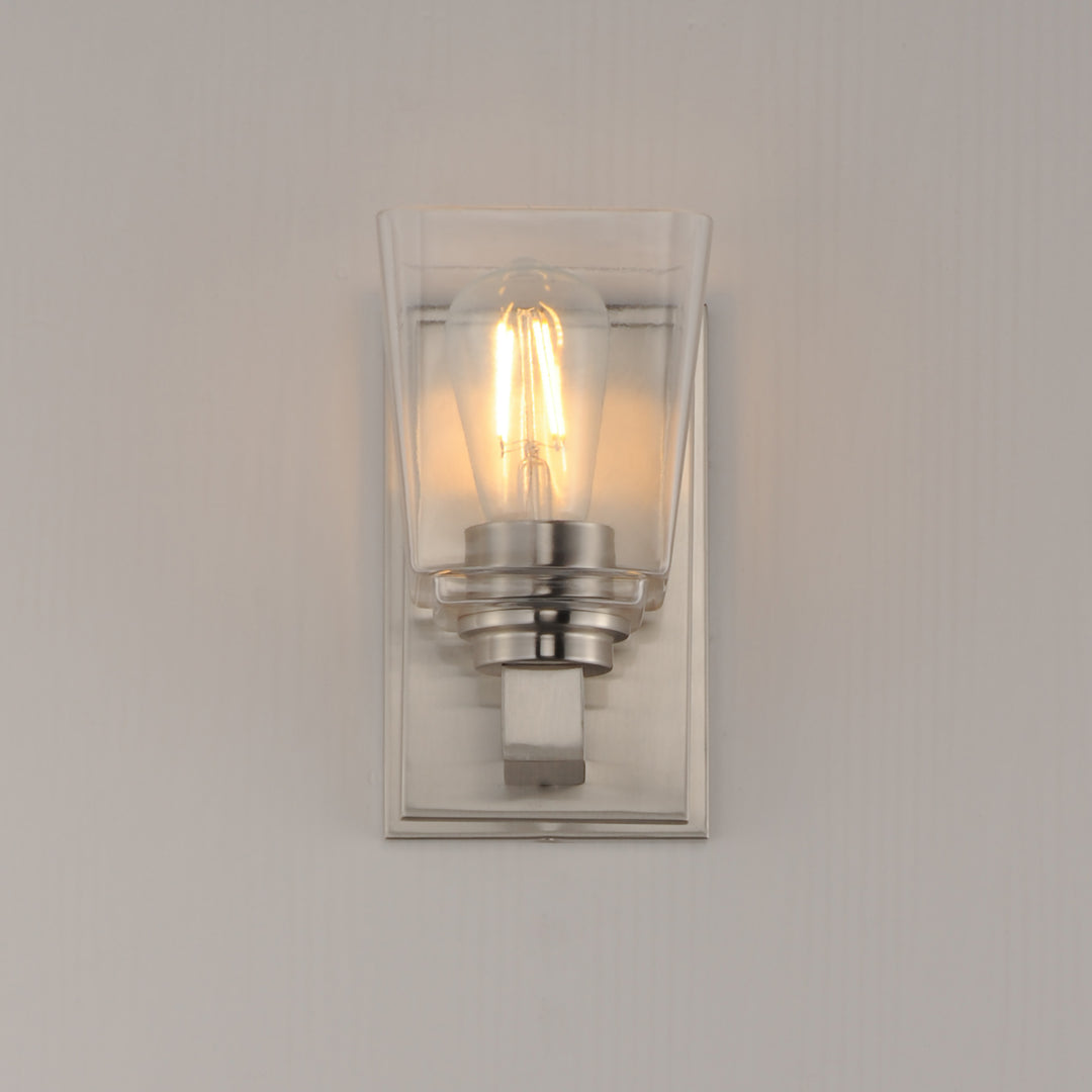 Cubos Wall Sconce Satin Nickel alternate view