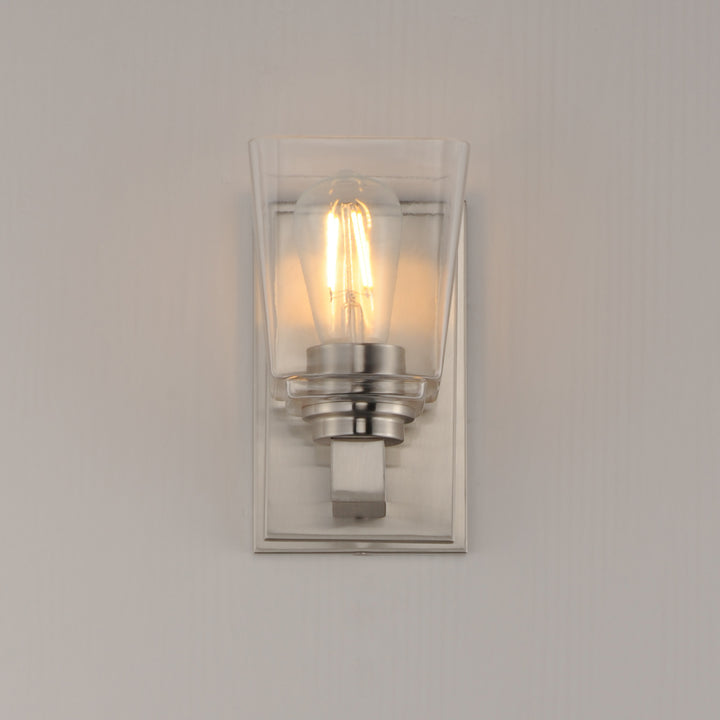 Cubos Wall Sconce Satin Nickel alternate view