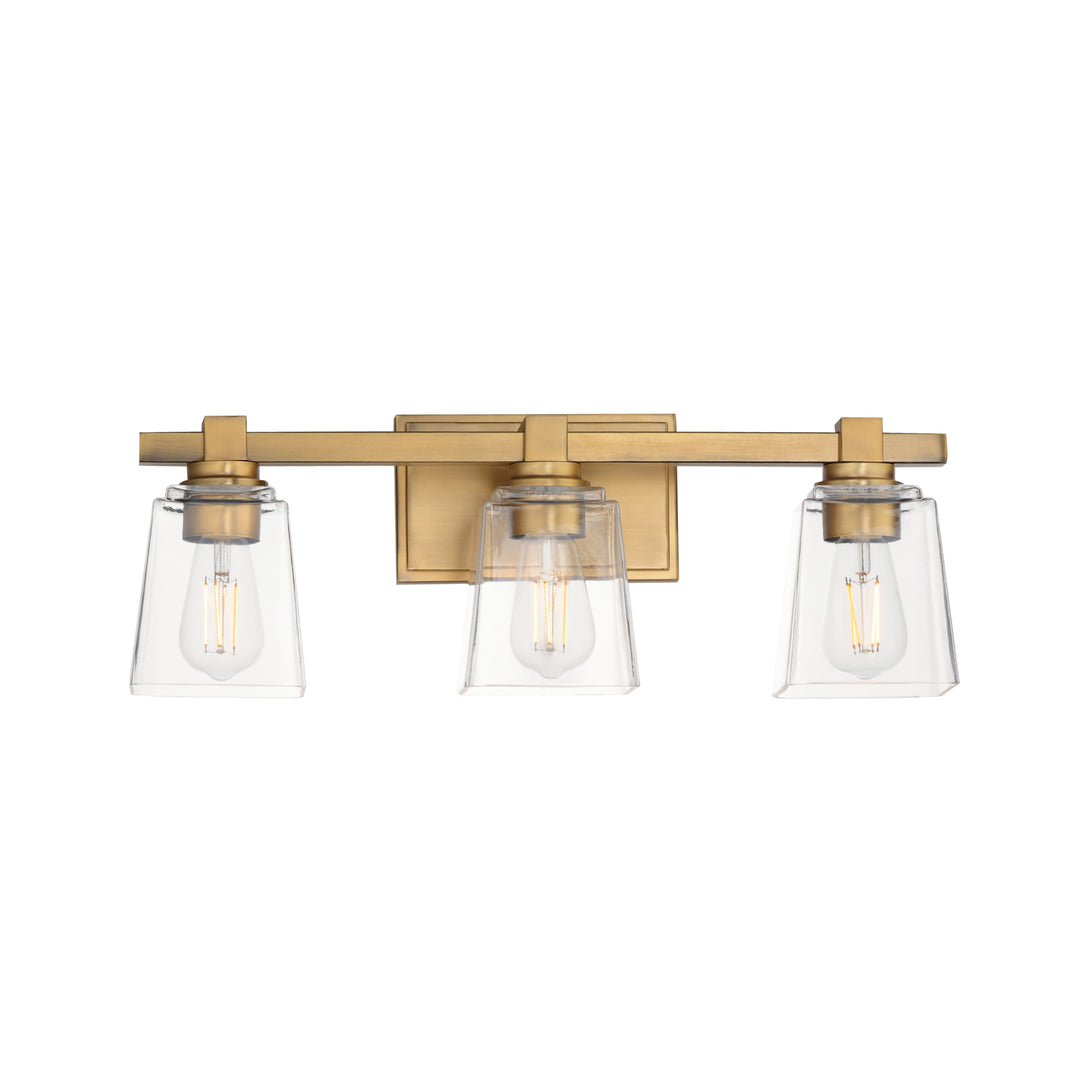 Cubos Bath Vanity Natural Aged Brass