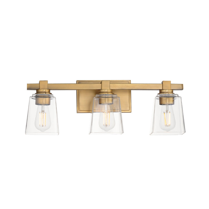 Cubos Bath Vanity Natural Aged Brass
