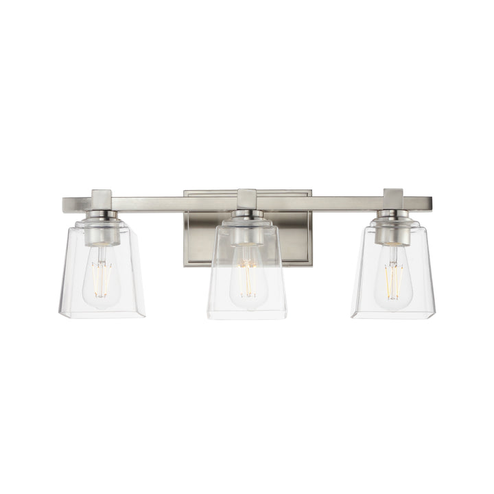 Cubos Bath Vanity Satin Nickel