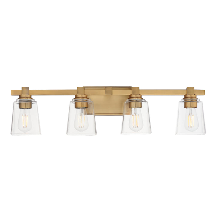 Cubos Bath Vanity Natural Aged Brass