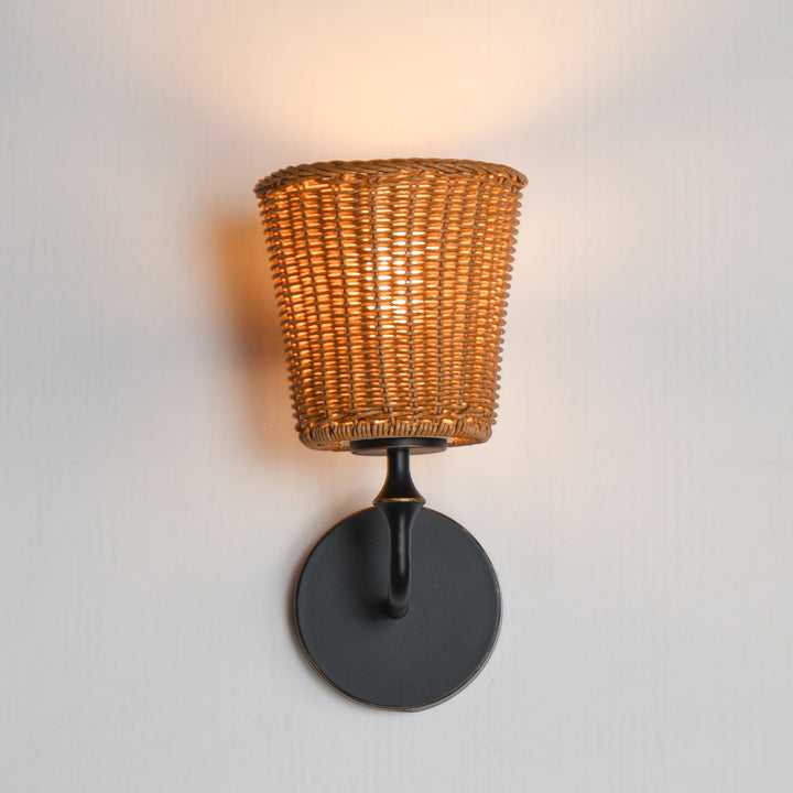 Baja Sconce Natural / Dark Bronze alternate view