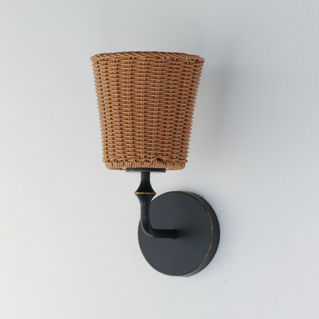 Baja Sconce Natural / Dark Bronze alternate view