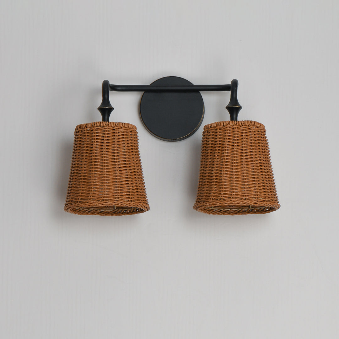 Baja Sconce Natural / Dark Bronze alternate view
