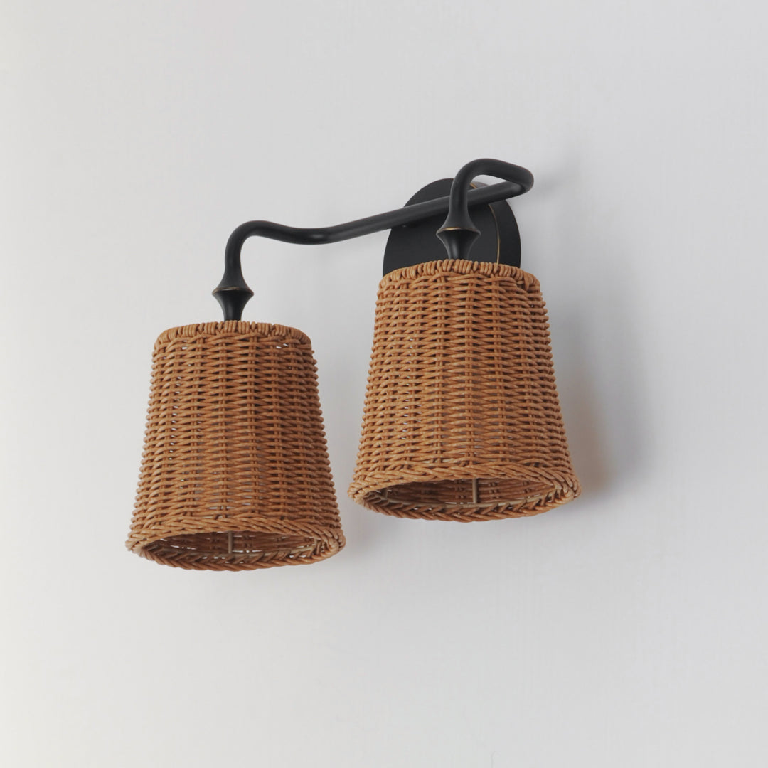 Baja Sconce Natural / Dark Bronze alternate view