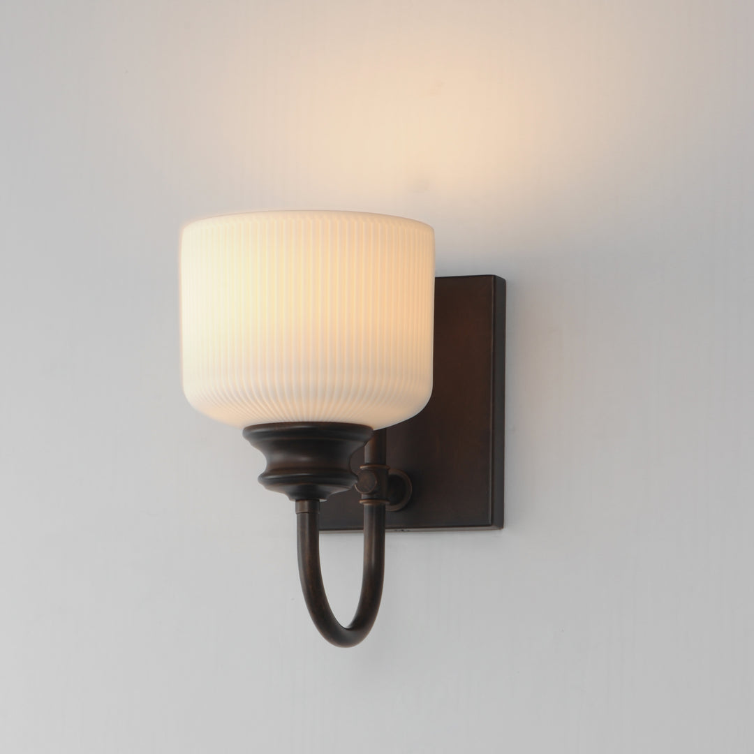 Bisque Wall Sconce White / Oil Rubbed Bronze alternate view