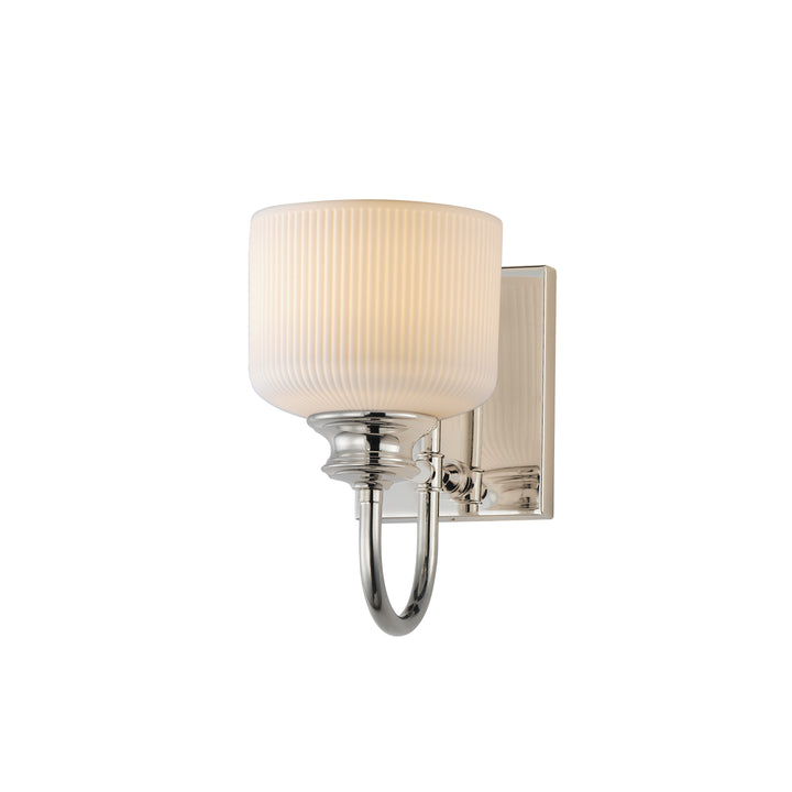 Bisque Wall Sconce White / Polished Nickel