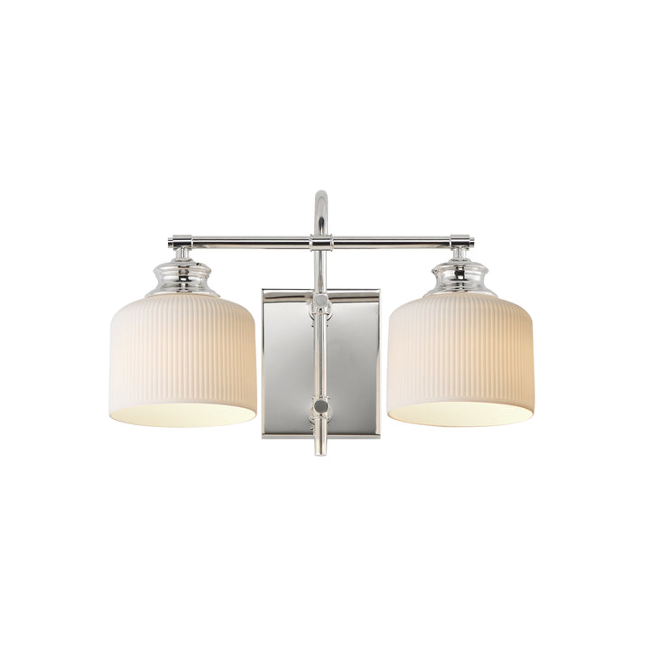Bisque Wall Sconce White / Polished Nickel