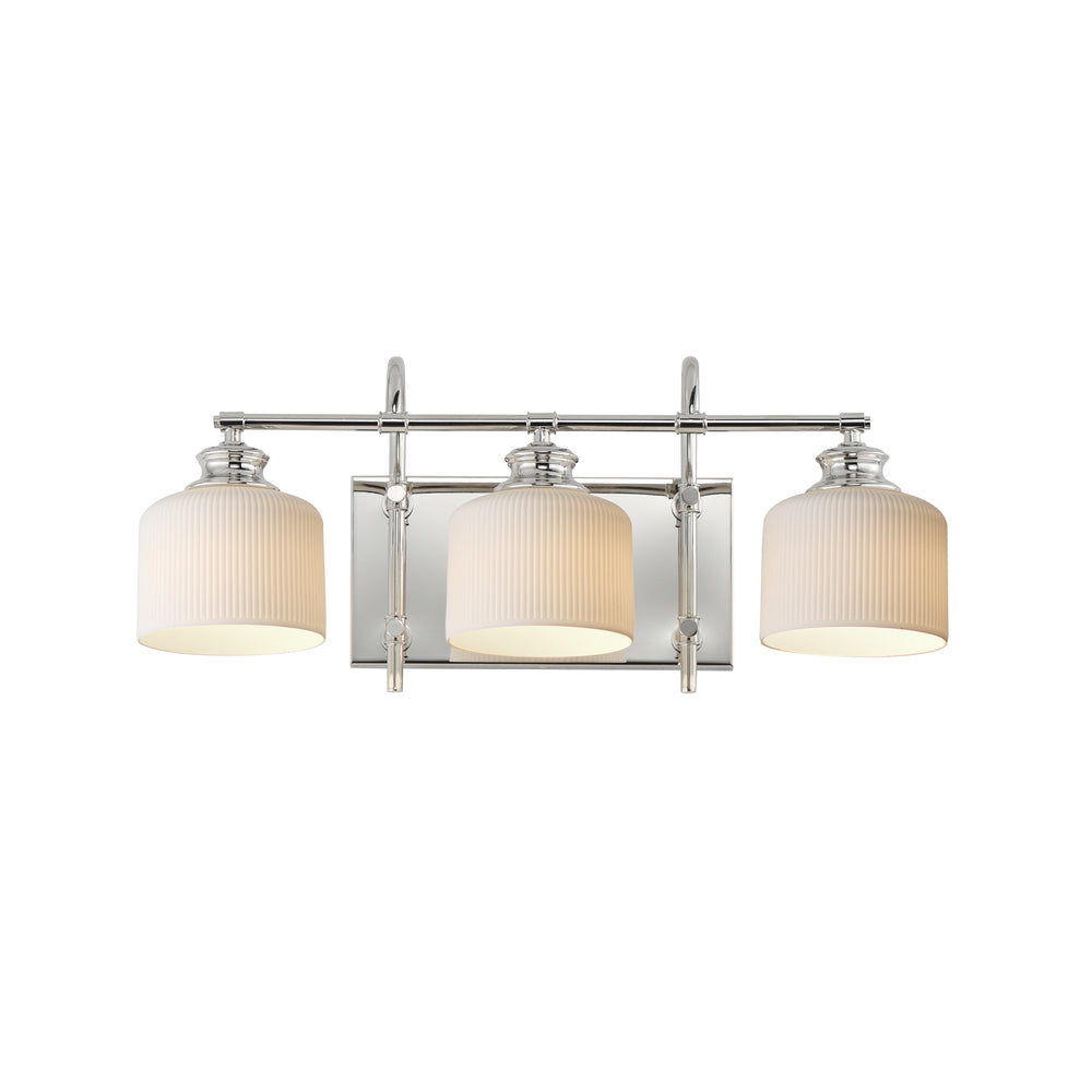 Bisque Bath Vanity White / Polished Nickel