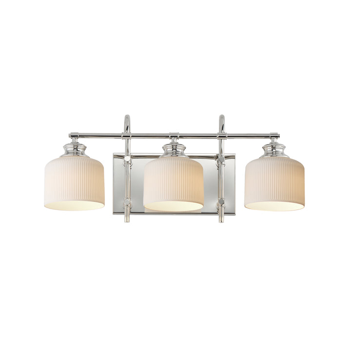 Bisque Bath Vanity White / Polished Nickel
