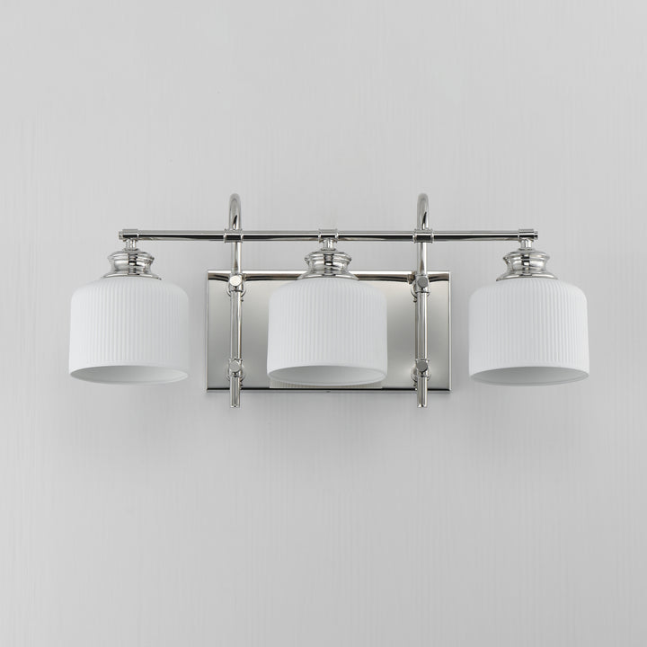 Bisque Bath Vanity White / Polished Nickel alternate view