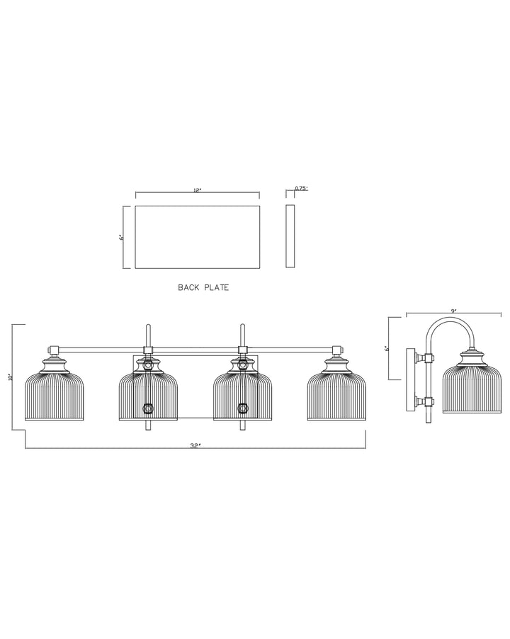 Bisque Bath Vanity dimensions diagram