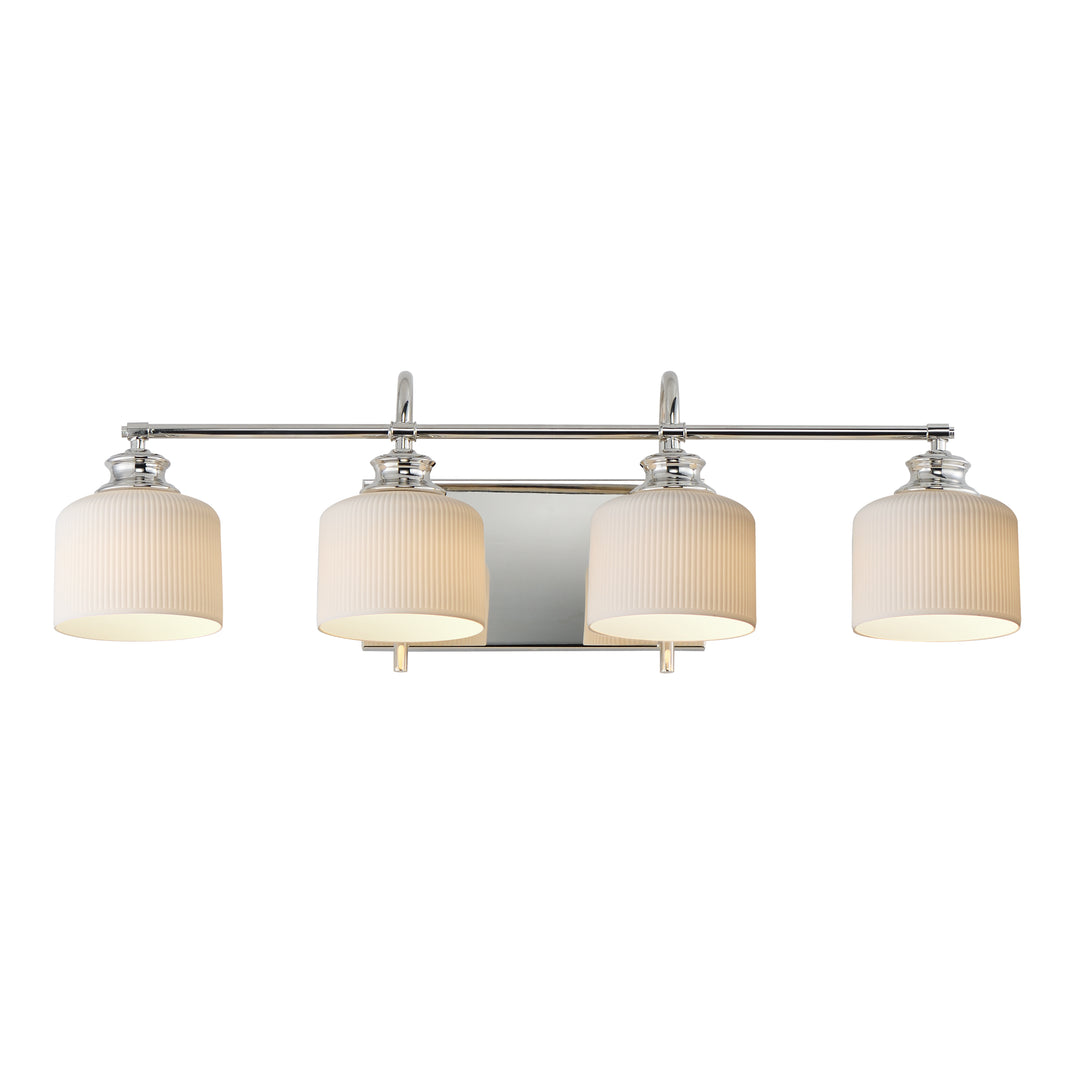 Bisque Bath Vanity White / Polished Nickel