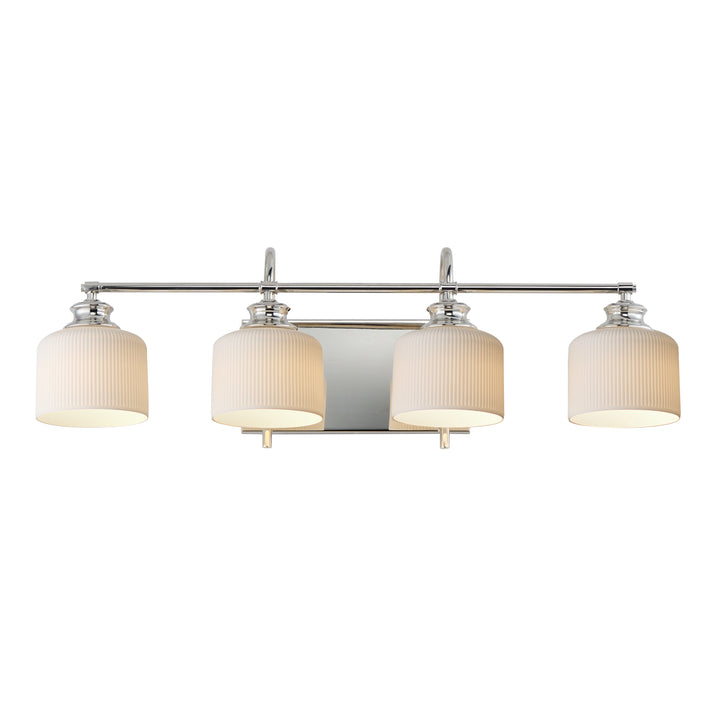 Bisque Bath Vanity White / Polished Nickel