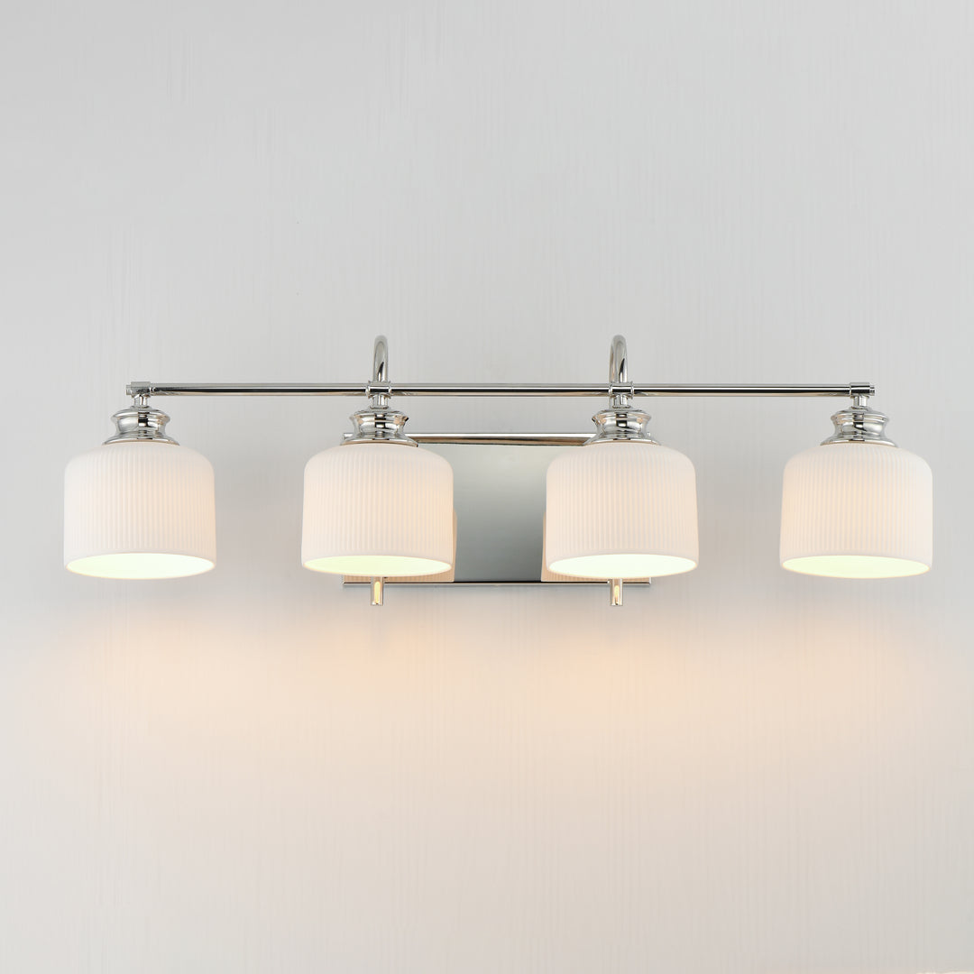Bisque Bath Vanity White / Polished Nickel alternate view