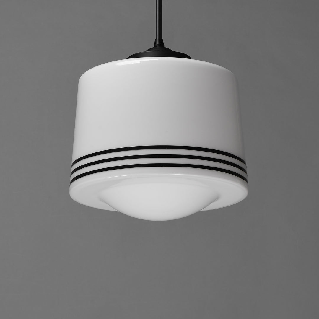Eureka 1-Light Pendant White / Black alternate view