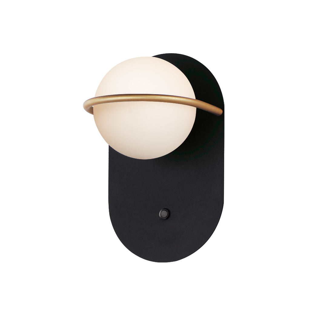 Revolve 1-Light LED Wall Sconce Black / Gold