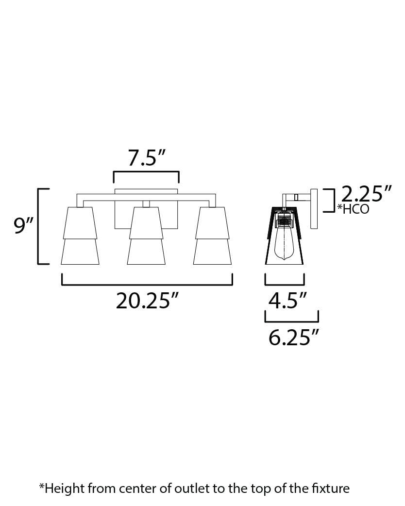 Carpenter Bath Vanity dimensions diagram