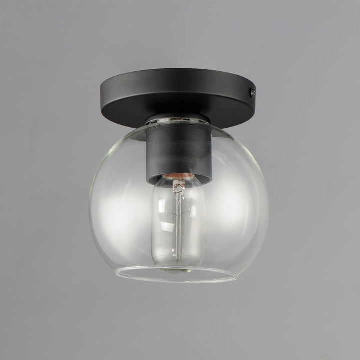 Knox 1-Light Flush Mount Black alternate view